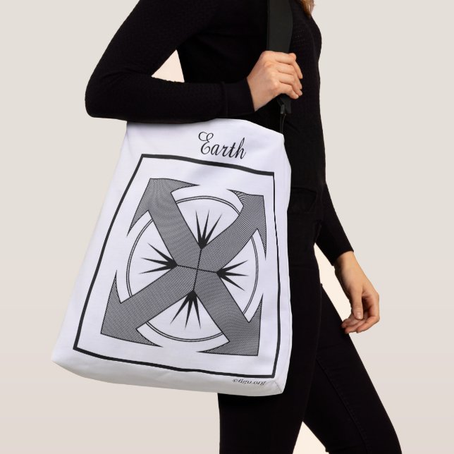 Sac Ajustable Symbole de la Terre (De près)