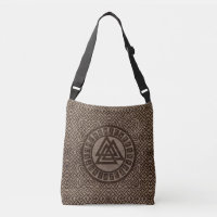 Symbole et runes de Valknut sur le motif celtique