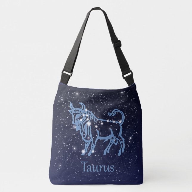 Sac Ajustable Symbole Taurus Constellation et Zodiaque avec étoi (Devant)