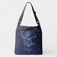Symbole Virgo Constellation et Zodiac avec étoiles