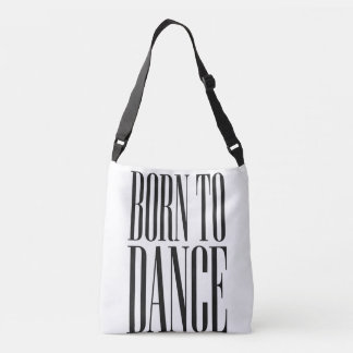 Sac Ajustable T-shirt citation de danse minimaliste "Né pour dan