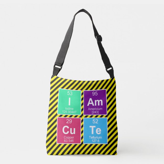 Sac Ajustable Tableau chimique périodique des éléments : IAm CuT (Devant)