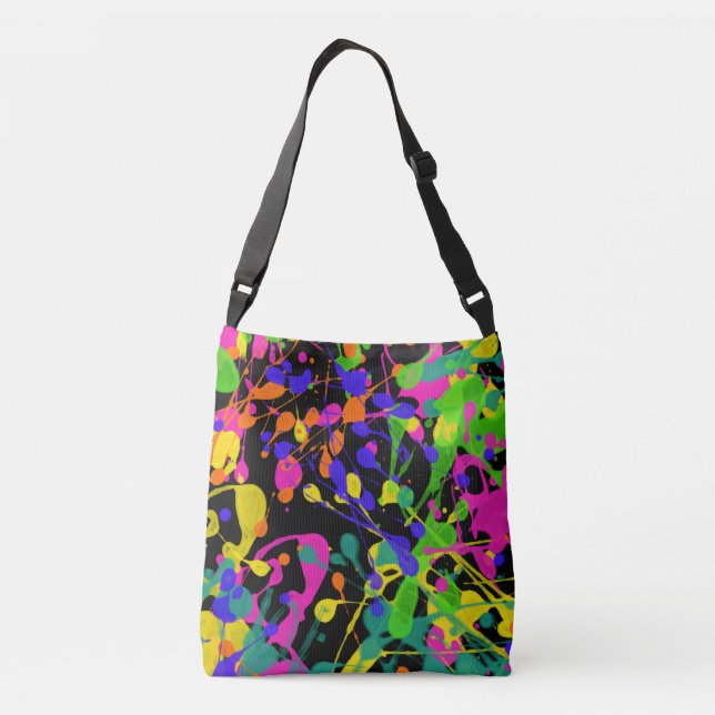 Sac Ajustable Taches de peinture des Aurores boréales (Dos)