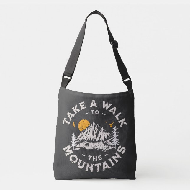 Sac Ajustable Take A Walk To The Mountains Outdoor Adventure (Devant)