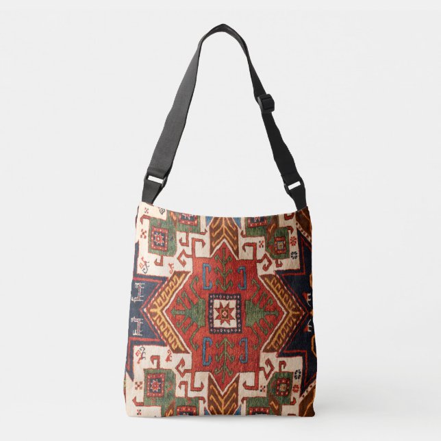 Sac Ajustable Tapis d'antiquité oriental Kilim (Devant)
