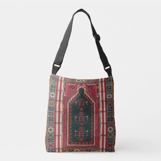Sac Ajustable Tapis Kilim Antique Oriental (Devant)