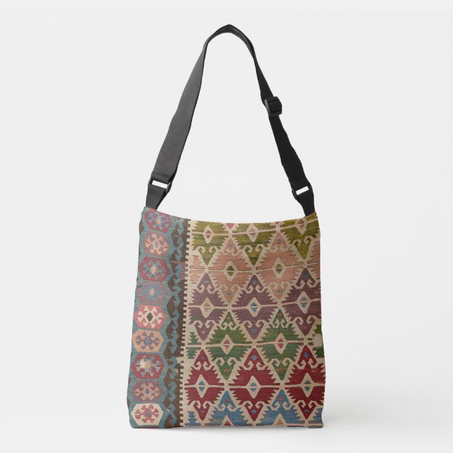 Sac Ajustable Tapis Kilim Turc (Devant)