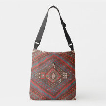 Tapis Kilim Turc Ancien de Style Rétro