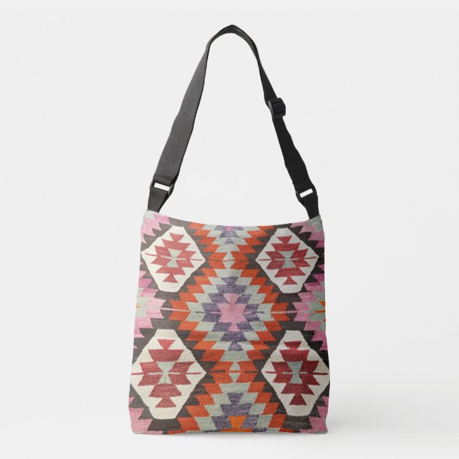 Sac Ajustable Tapis Kilim Turc Persan Antique Oriental (Devant)