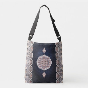 Sac Ajustable Tapis persan turc antique bleu