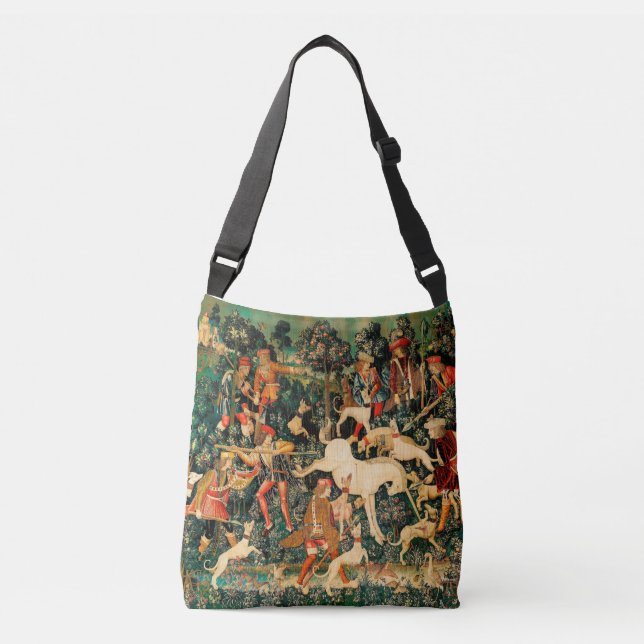 Sac Ajustable Tapisseries Unicorn Classique médiéval défend la c (Devant)