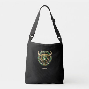 Sac Ajustable Taurus Bull, Emerald et Gold Personnalisé