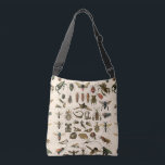 Sac Ajustable Taxonomie colorée vintage d'entomologie d'insectes<br><div class="desc">Ce grand sac de croix-corps folâtre une copie vintage détaillée de taxonomie avec les insectes colorés (abeilles, guêpes, scarabées, mites, etc.). La copie est du Nouveau Larousse Illustre. Elle est parfaite pour votre entomologiste préféré, professeur de biologie, enthousiaste d'insecte, ou chat ou poussin frais. Soyez sûr de faire descendre l'écran...</div>