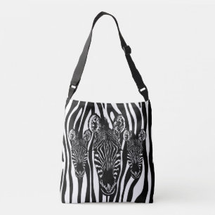 Sac Ajustable Tendance Zebra Herd sur Zebra Imprimer