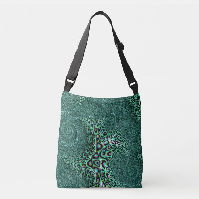 Sac Ajustable Tentacles Octopus turquoises Style Steampunk Art f (Devant)