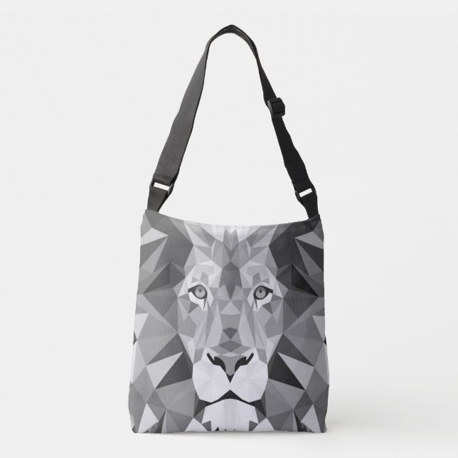 Sac Ajustable Tête de lion géométrique cool (Devant)