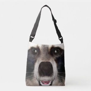 Sac Ajustable Tête de Raton Laveur Mignonne Portrait d'Animal Dr