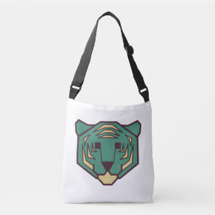 Sac Ajustable Tête de tigre bleue