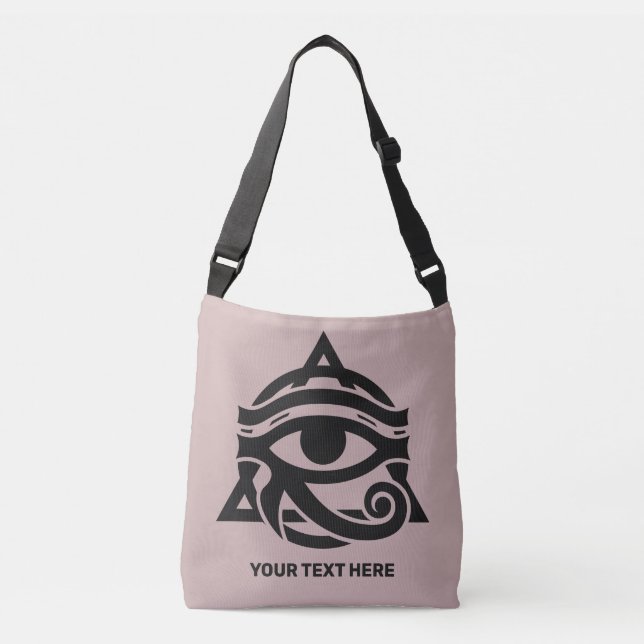 Sac Ajustable Texte et couleur personnalisés OEil du Horus (Devant)
