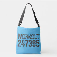 Texte usé et rayé Workout 247365 bleu