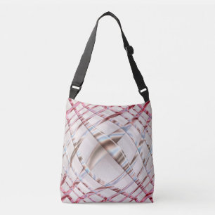 Sac Ajustable Texture dynamique rose abstraite de distorton