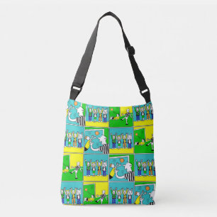 Sac Ajustable Thème de football avec joueurs et fans
