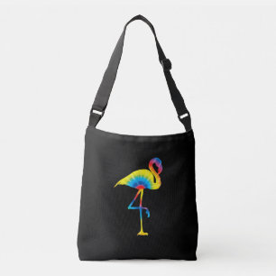 Sac Ajustable Tie Dye Flamant rose Arc-en-ciel Imprimer Bird Ani