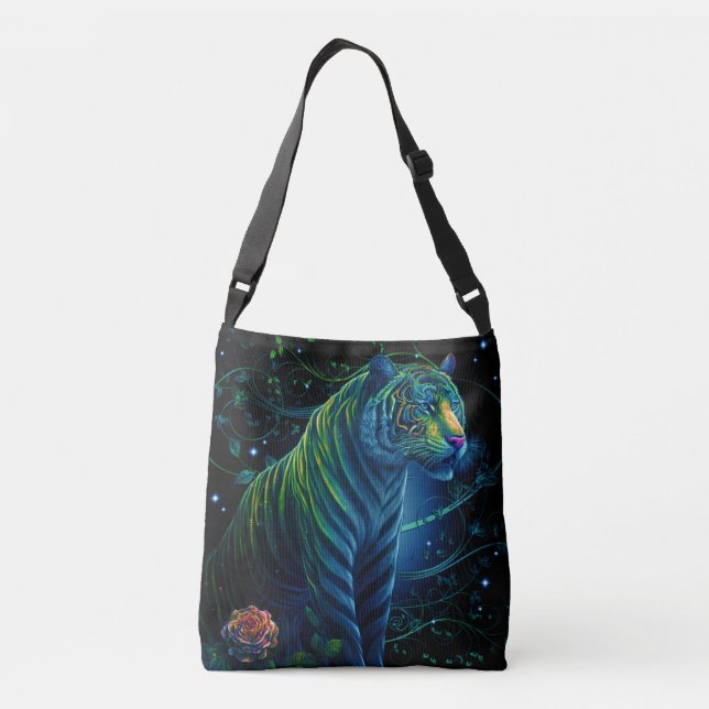 Sac Ajustable Tigre vert orné (Dos)