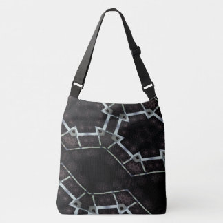 Sac Ajustable tirage abstrait MODERNE en gris-noir