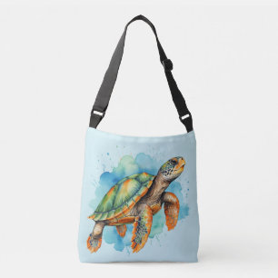 Sac Ajustable Tortue à peinture mignonne