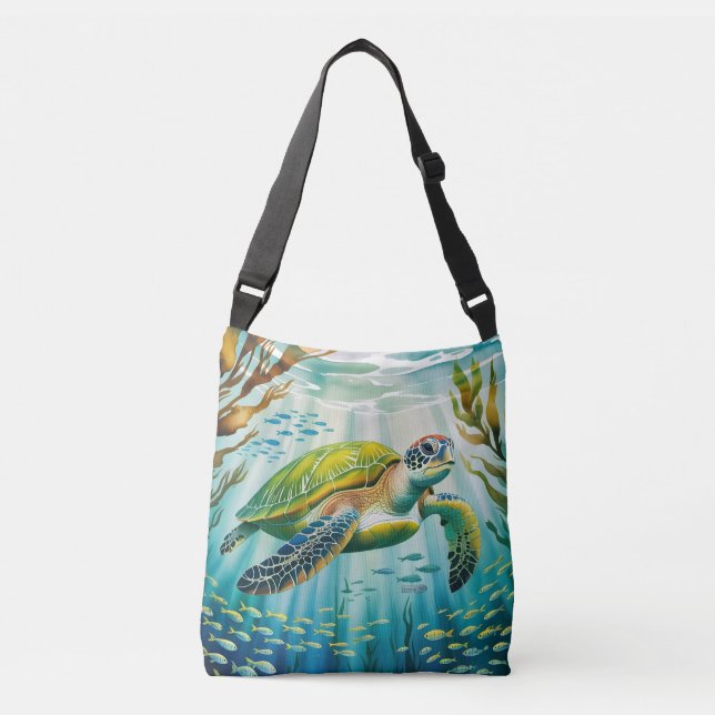Sac Ajustable Tortue peinte (Devant)