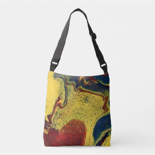 Sac Ajustable Tote Abstrait Bleu Doré Tôt Le Matin 1 
