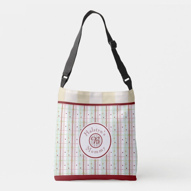 Sac Ajustable Tote Enfant Essentials Monogramme de Maman - Dijon (Dos)