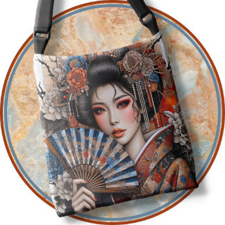 Sac Ajustable TOTE - Femme asiatique en tenue traditionnelle