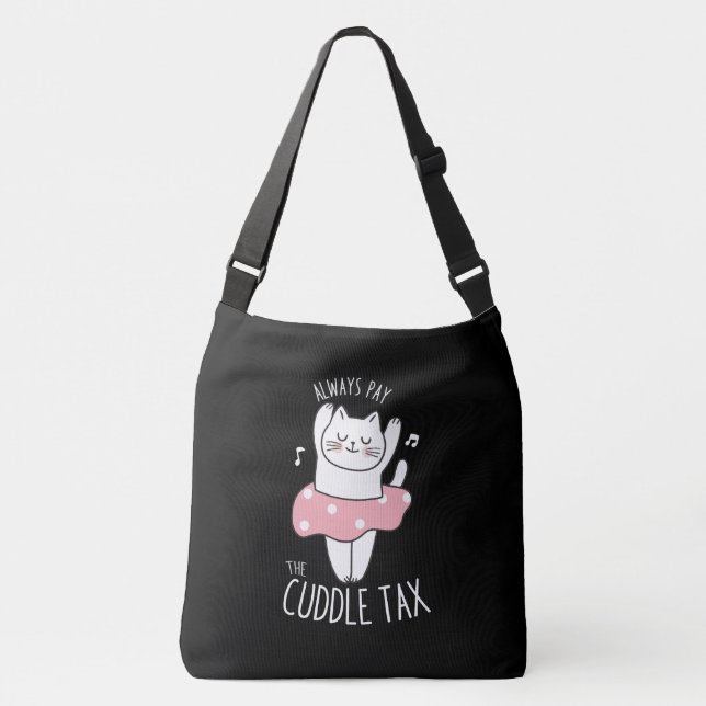SAC AJUSTABLE TOUJOURS PAYER LE CUDDLE TAX CUTE CAT KITTY (Devant)