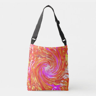 Sac Ajustable Tourbillon Floral Magenta Rétro et Couleurs d'Auto
