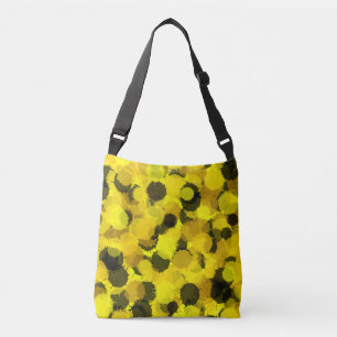 Sac Ajustable Tournesol Abstrait motif de la nature vibrante poi