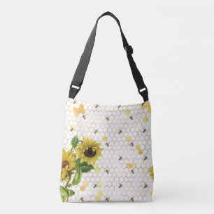 Sac Ajustable tournesols et abeille