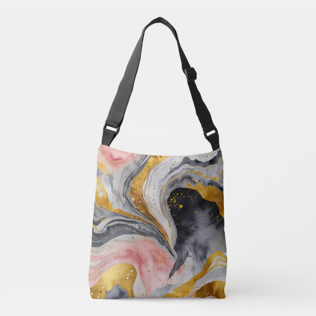 Sac Ajustable Tournois de marbre doré (Devant)