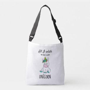 Sac Ajustable Tout ce que je souhaite est une licorne
