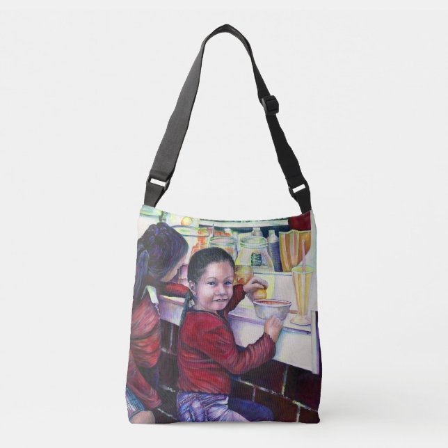 Sac Ajustable Toutes les bonnes filles reçoivent de la crème gla (Devant)