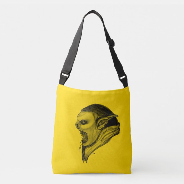 Sac Ajustable Tracer la conception noire et jaune (Devant)