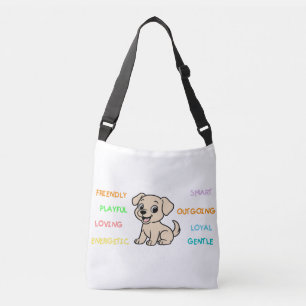 Sac Ajustable Traits de Lab jaune Cartoon