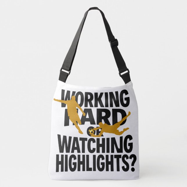 Sac Ajustable Travailleur acharné ou regardeur de highlights Foo (Devant)