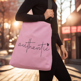 Sac Ajustable Trendy Script Pink