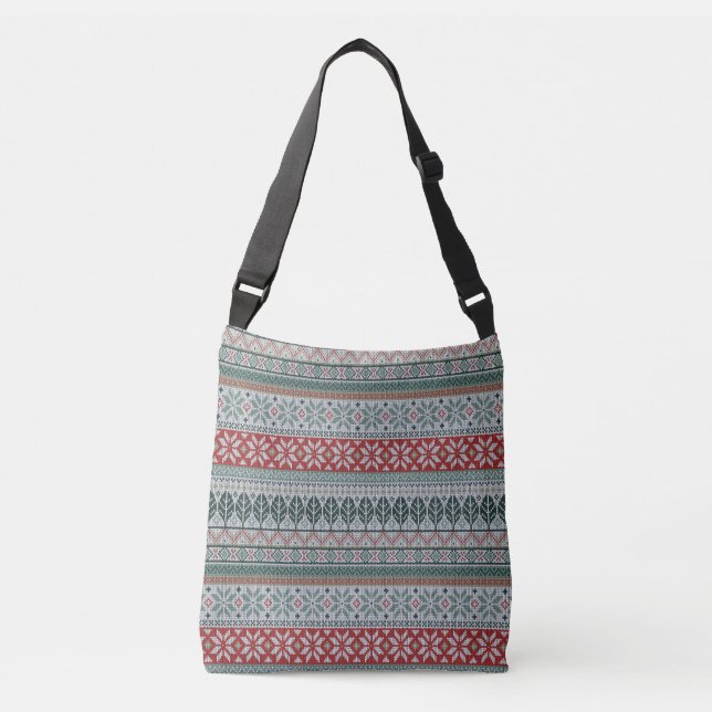 Sac Ajustable Tricot chaud de Noël (Devant)