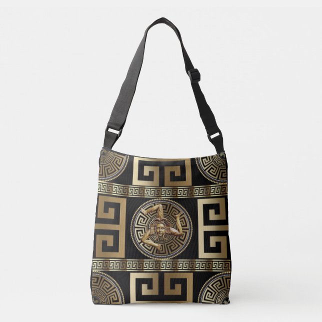 Sac Ajustable Trinacria sicilienne géométrique  (Devant)