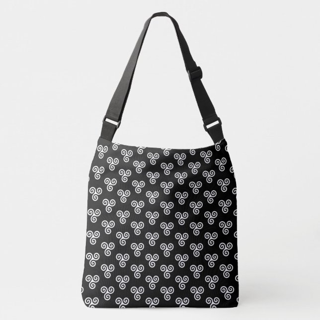 SAC AJUSTABLE TRISKELION TRIPLE CELTIQUE SPIRAL (Devant)