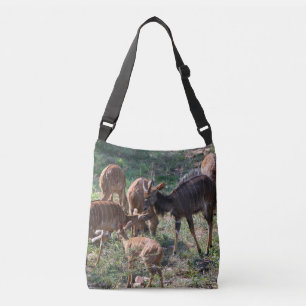 Sac Ajustable Troupeau de nyalas africains en extérieur