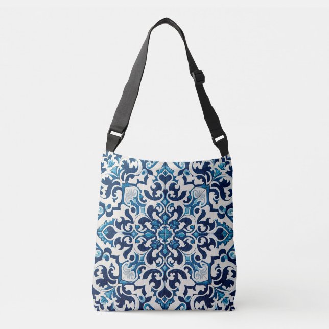Sac Ajustable Tuile bleue portugaise (Devant)